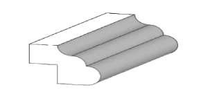 Ogee-Bullnose